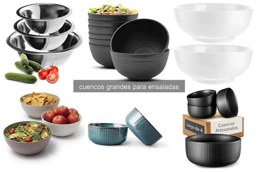 Características Clave de los Cuencos Grandes para Ensaladas