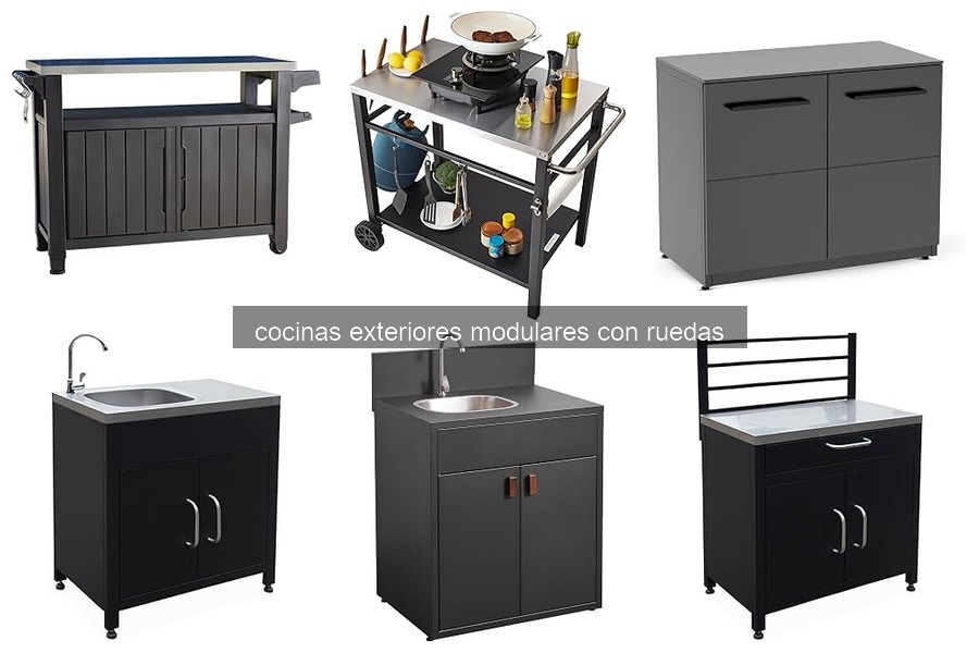 Cómo elegir la mejor cocina exterior modular con ruedas