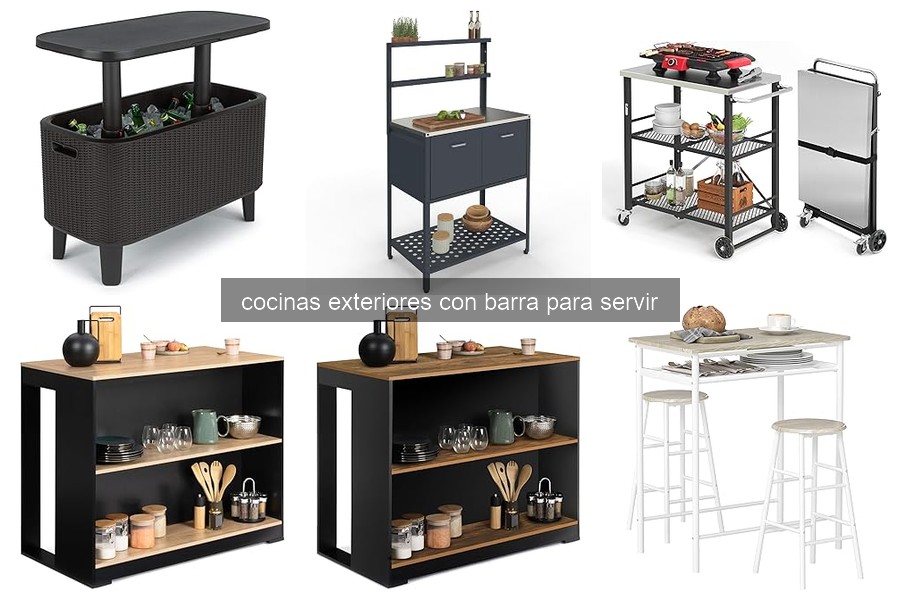Cómo instalar una cocina exterior con barra para servir