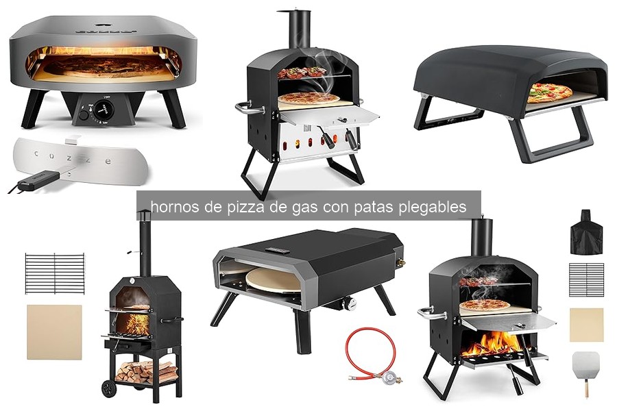 Cómo instalar y usar un horno de pizza de gas con patas plegables