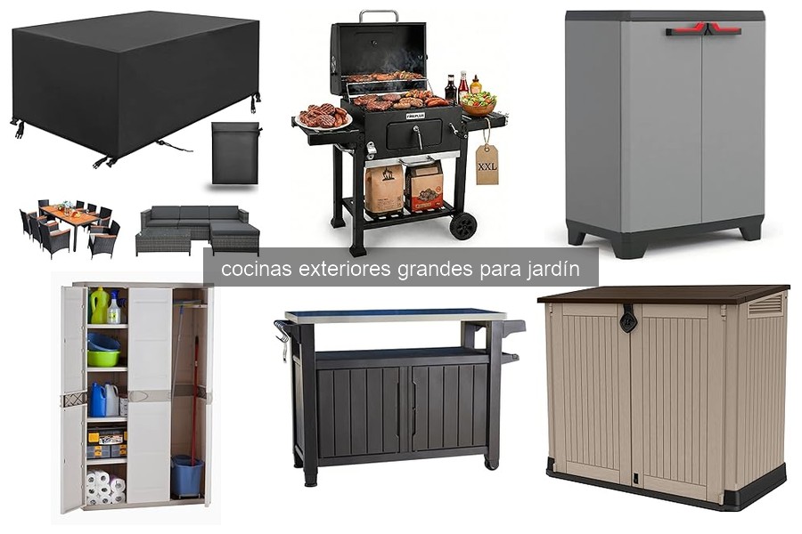 Cómo mantener una cocina exterior grande en perfectas condiciones