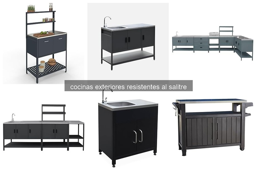 Cómo mantener una cocina exterior resistente al salitre