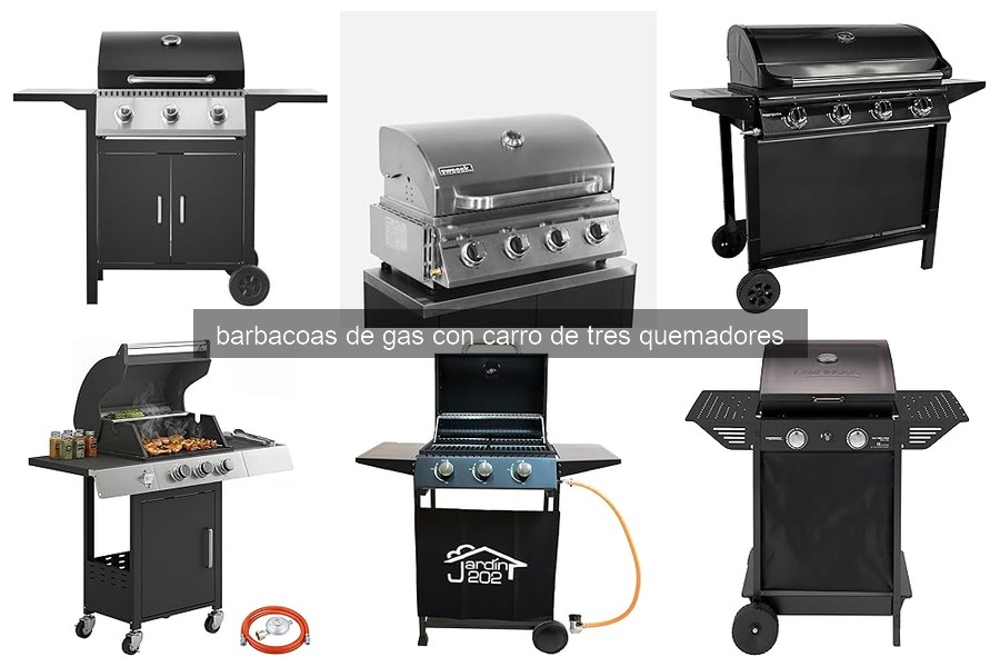 Comparativa de Barbacoas de Gas con Carro de 3 Quemadores