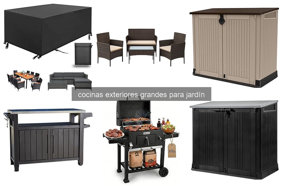 Comparativa de Cocinas Exteriores Grandes para Jardín 2026