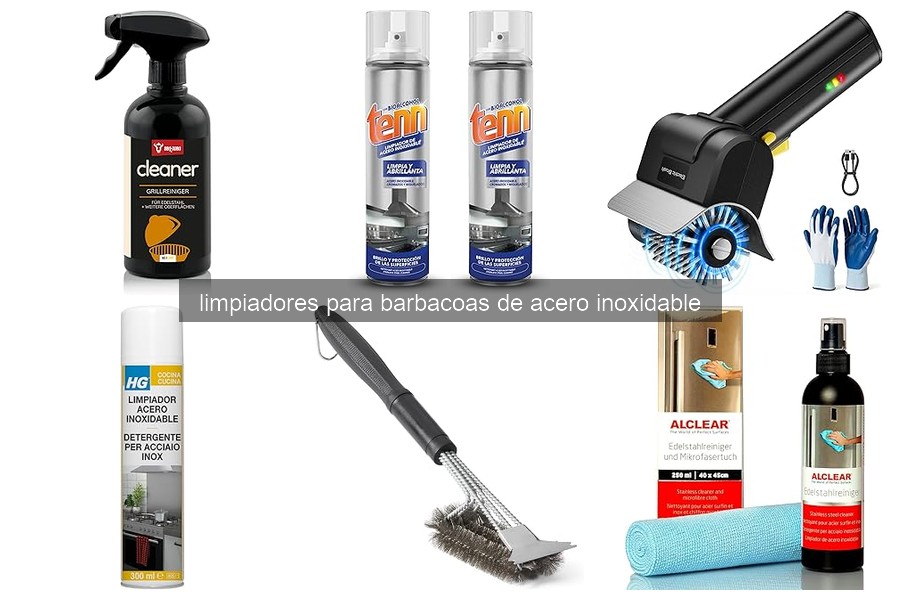 Comparativa de los Mejores Limpiadores para Barbacoas de Acero Inoxidable