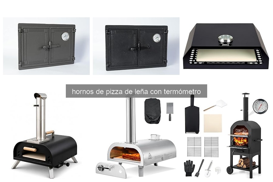 Comparativa hornos de pizza de leña: con y sin termómetro