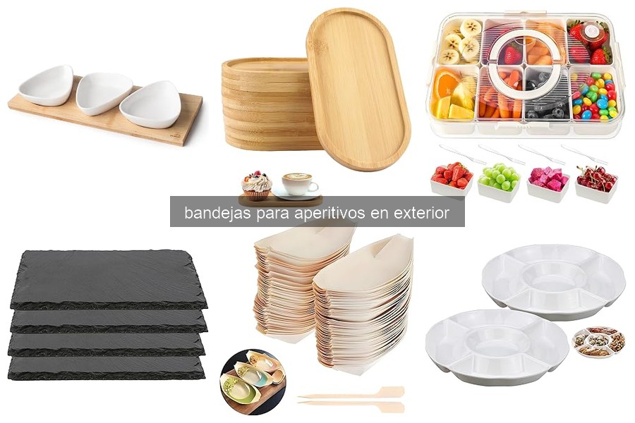 Descubre los Tipos de Bandejas para Aperitivos en Exterior