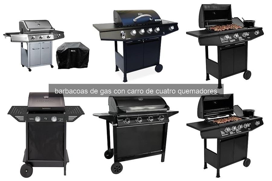 Guía de compra: Barbacoas de gas con carro de 4 quemadores