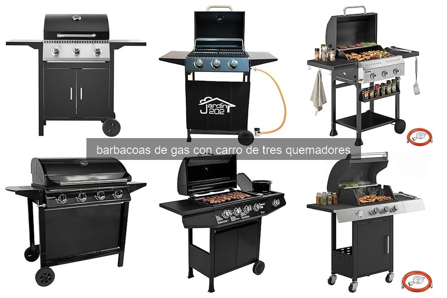 Guía de compra: Barbacoas de gas con carro de tres quemadores