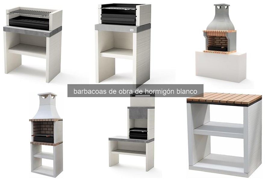 Guía de compra de barbacoas de obra de hormigón blanco