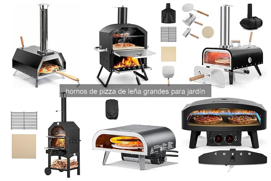 Guía de compra de hornos de pizza de leña grandes para jardín