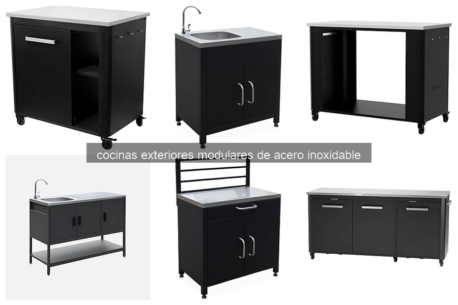 Guía de instalación de cocinas exteriores modulares de acero inoxidable