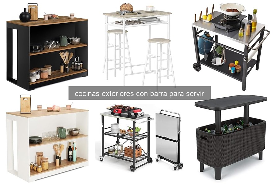 Mejores cocinas exteriores con barra para servir en 2026