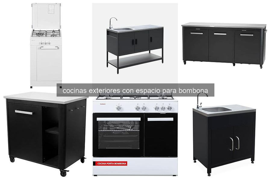 Mejores cocinas exteriores con espacio para bombona en 2026