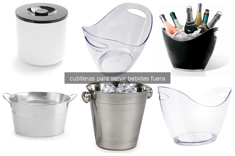 Mejores cubiteras para servir bebidas en exteriores 2026