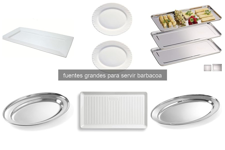 Mejores fuentes grandes para servir barbacoa en 2026