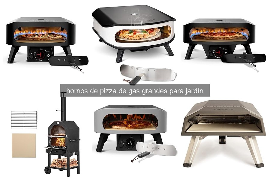 Mejores hornos de pizza de gas grandes para jardín en 2023