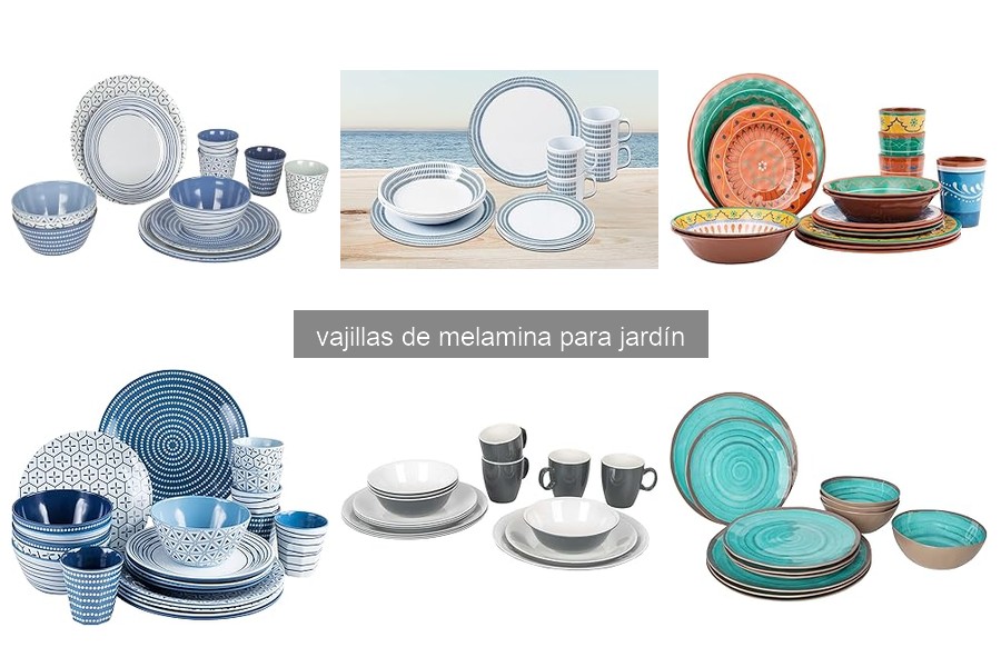 Mejores marcas de vajillas de melamina para jardín en 2026