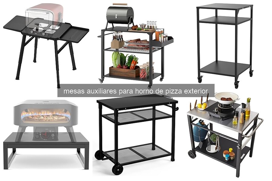 Mejores mesas auxiliares para horno de pizza exterior 2023