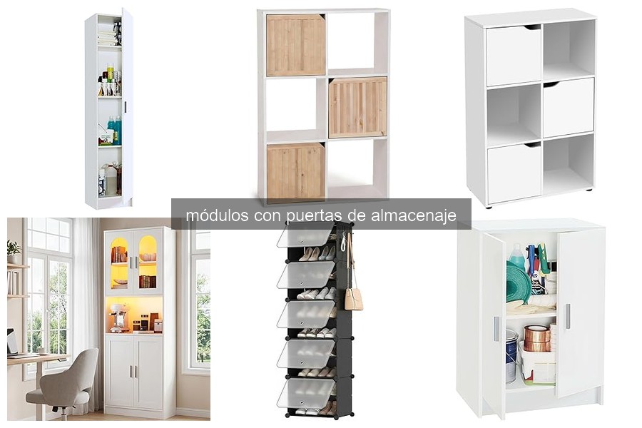 Mejores módulos con puertas de almacenaje para jardines pequeños