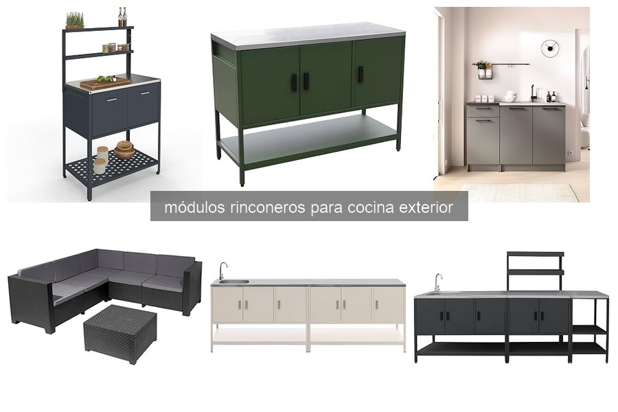 Mejores módulos rinconeros para cocina exterior 2026
