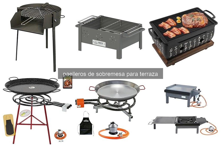 Mejores paelleros de sobremesa para terrazas pequeñas 2026