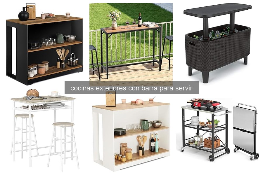 Problemas comunes al usar cocina exterior con barra para servir