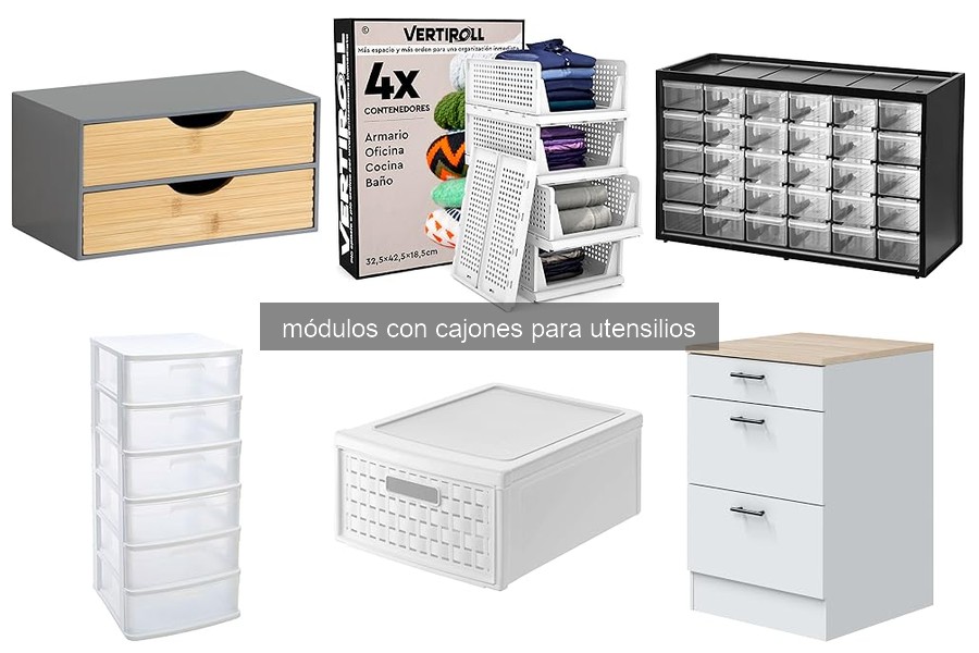 Problemas comunes con módulos de cajones para utensilios
