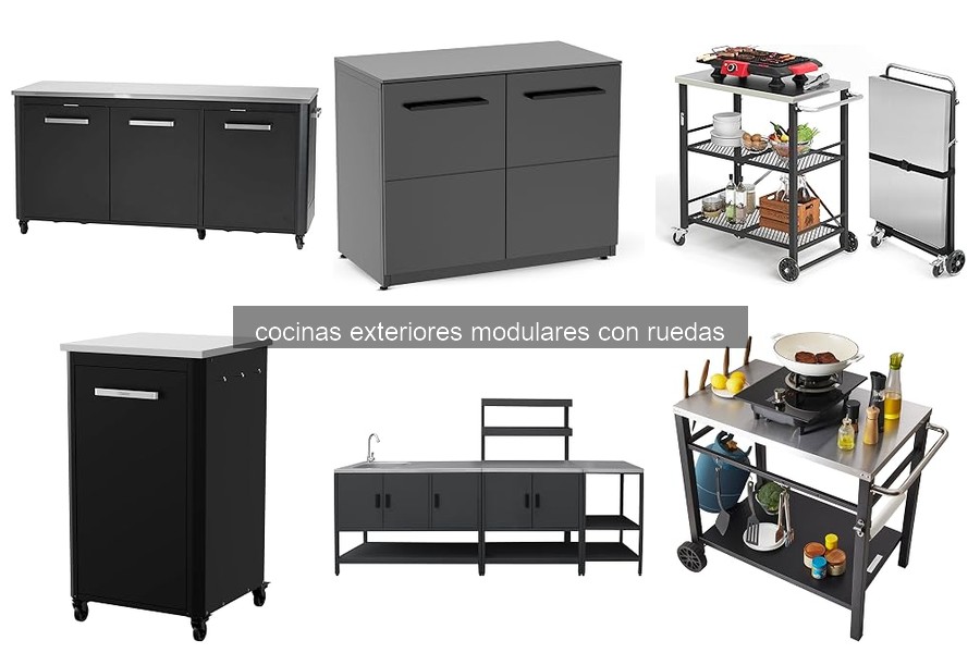 Problemas comunes en cocinas exteriores modulares con ruedas