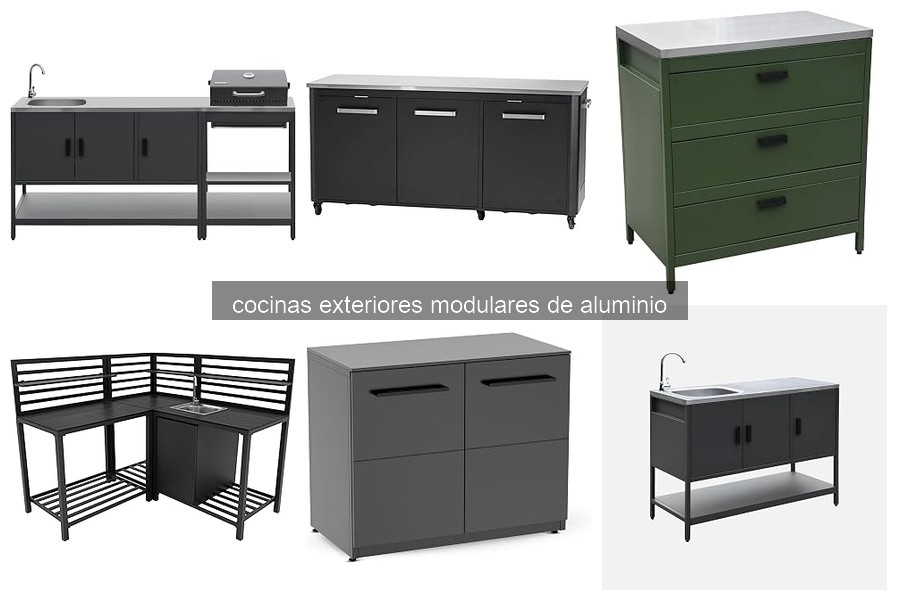 Problemas comunes en cocinas exteriores modulares de aluminio