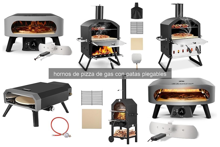 Problemas comunes en hornos de pizza de gas con patas plegables