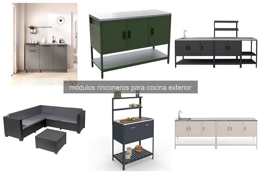 Problemas comunes en módulos rinconeros para cocina exterior
