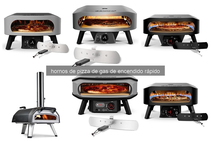 ¿Qué es un horno de pizza de gas de encendido rápido?