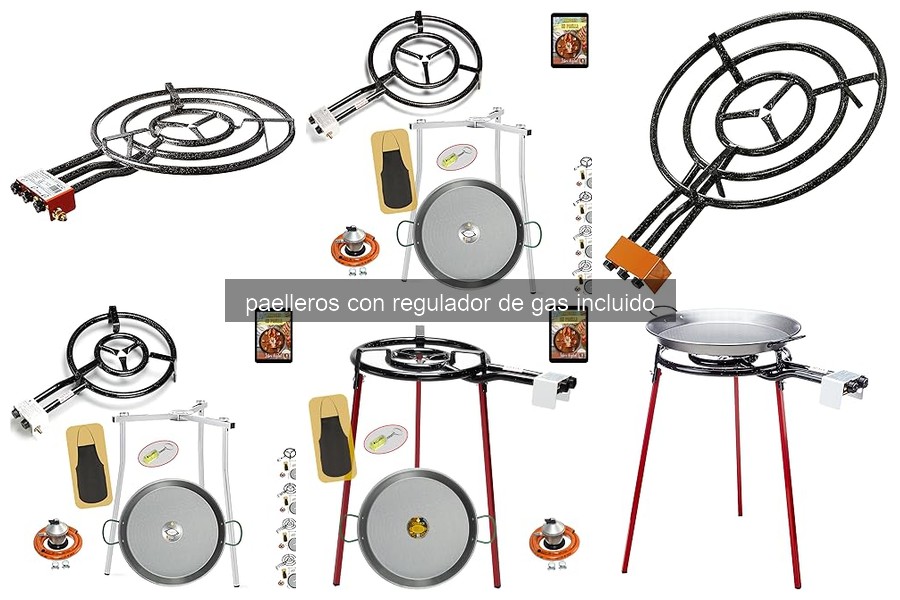 ¿Qué es un paellero con regulador de gas incluido?