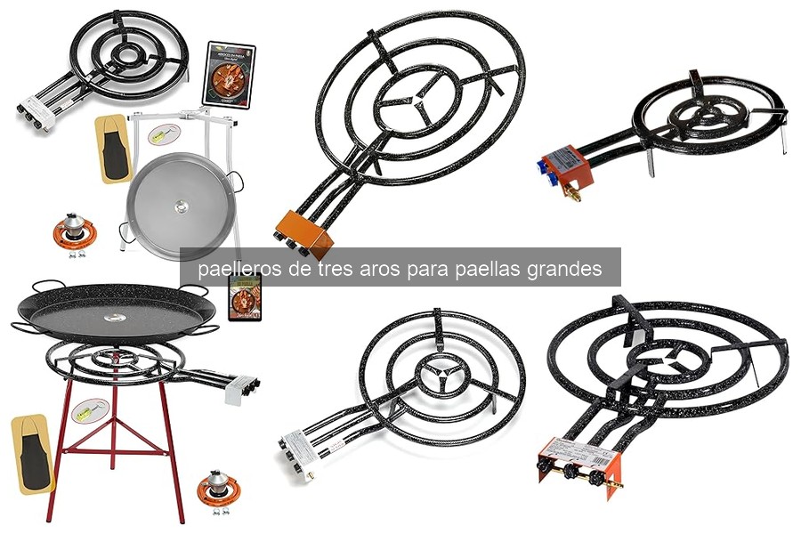 ¿Qué es un paellero de tres aros y cómo funciona?