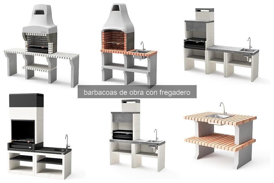 ¿Qué es una barbacoa de obra con fregadero? Características y beneficios