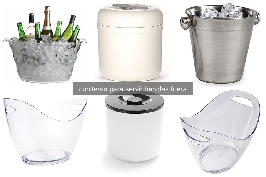 ¿Qué es una cubitera para servir bebidas y cómo usarla?