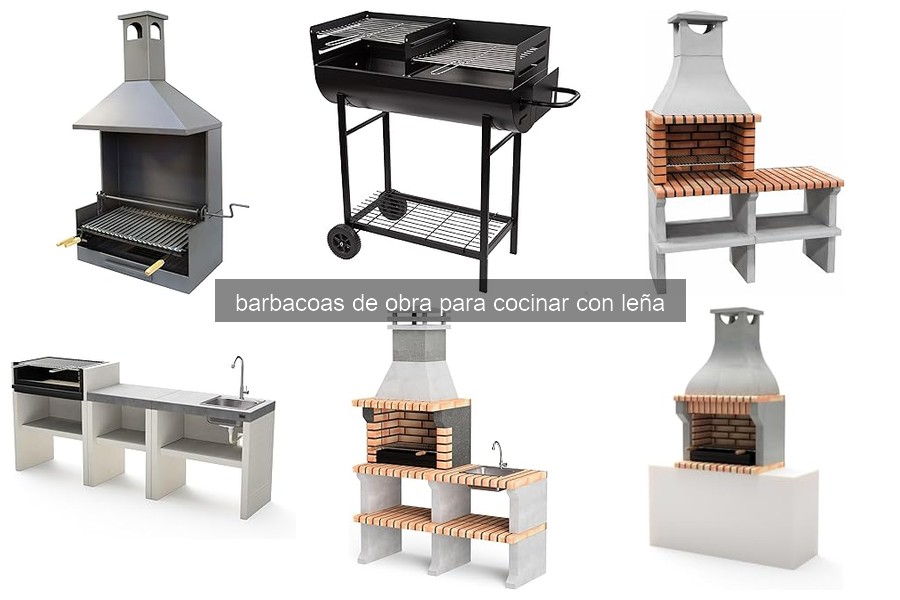 ¿Qué son las barbacoas de obra para cocinar con leña?