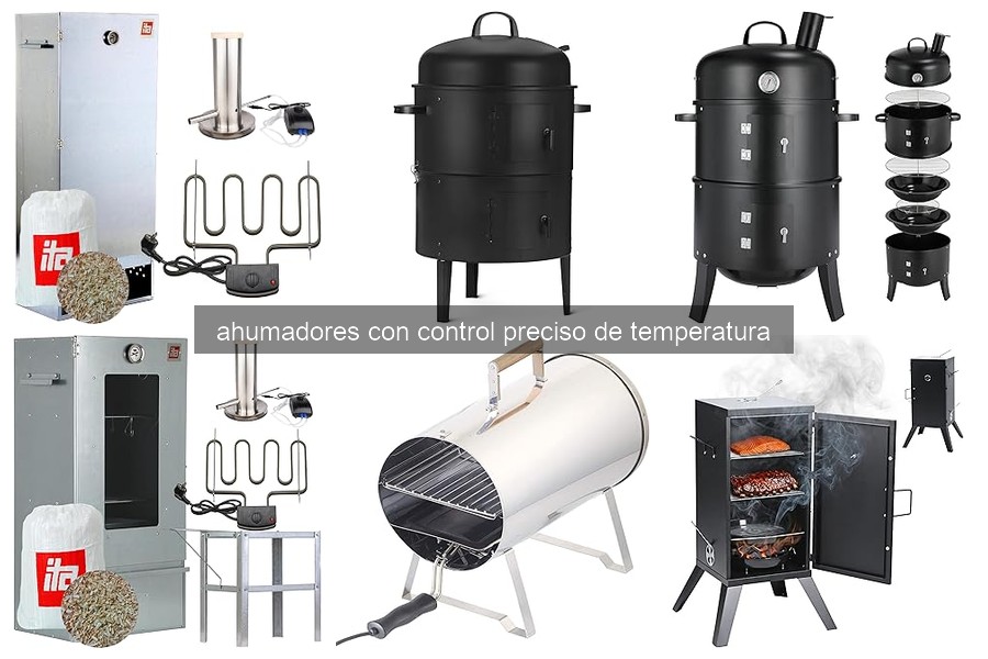 ¿Qué son los ahumadores con control preciso de temperatura?
