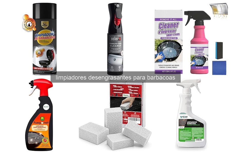 ¿Qué son los limpiadores desengrasantes para barbacoas?