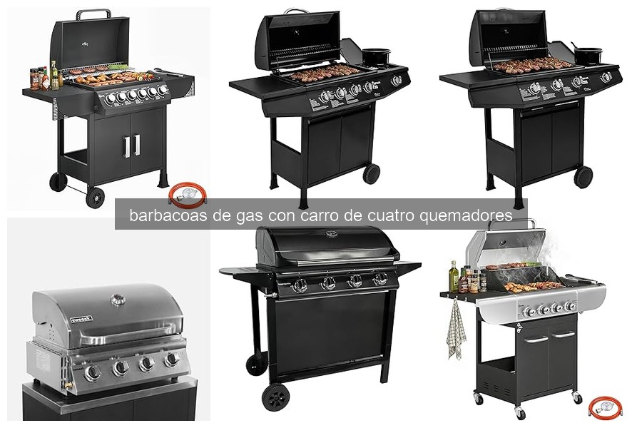 Ventajas y Desventajas de Barbacoas de Gas con Carro de 4 Quemadores